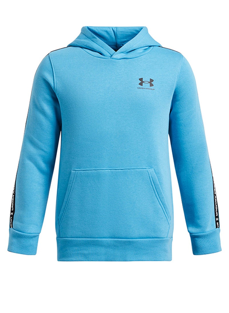 UNDER ARMOUR Boys' UA Icon Fleece Taping Hoodie - Image 1
