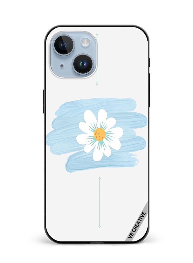 VR CREATIVE Protective Case Cover For Apple iPhone 15 Plus Flower Design Multicolour - Image 1