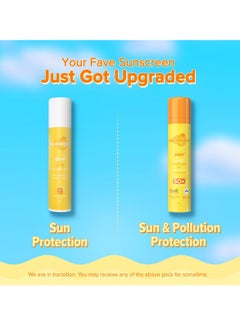 Aqualogica Aqualogica Glow+ Dewy Sunscreen SPF 50 PA++++ - Papaya & Vitamin C for Bright, Glowing Skin | UVA/B & Blue Light Protection, Anti-Pollution, No White Cast, Fragrance-Free - 50g  - Image 2