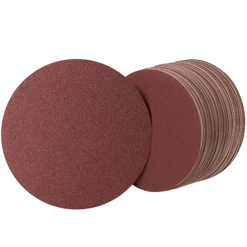 S SATC Premium PSA Sanding Discs 6 Inch 100 PCS 60 80 120 180 240 320 400 600 800 1000 Grit Aluminum Oxide Self Stick Adhesive Sanding Discs for Random Orbital Sander and Belt Disc Sander - Image 1