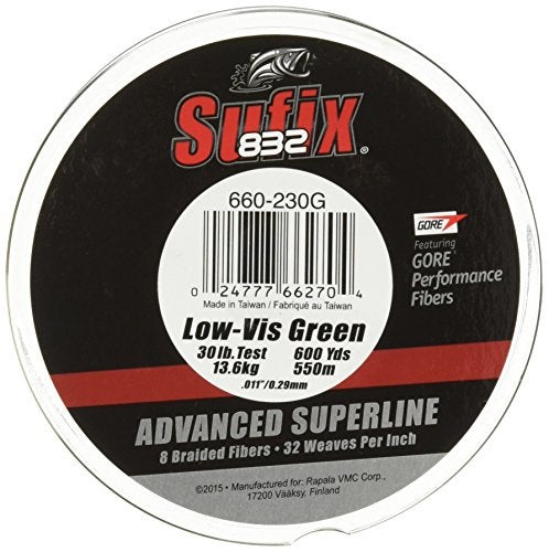 Sufix 832 Braid Line-600 Yards (Green, 20-Pound) - Image 2