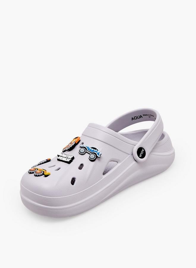 Aqua Boys Monster Trucks Jibbitz Clogs - Image 4