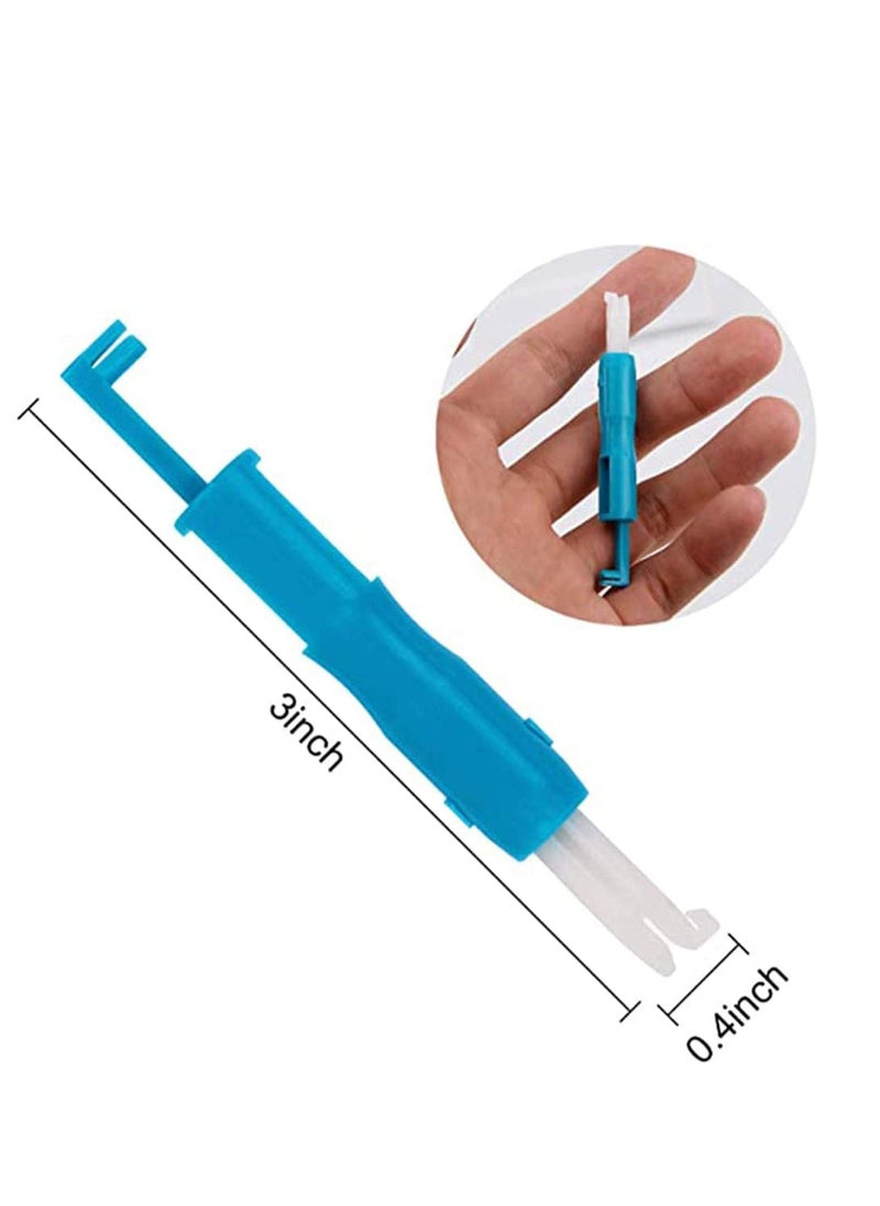 SYOSI - Sewing Machine 3 Pieces Sewing Needle Inserter Automatic Needle Threader, Needle Threading Tool for Sewing Machine - Image 1
