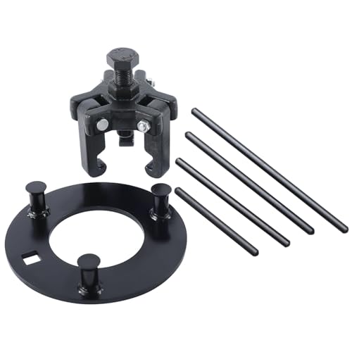 BTSHUB Harmonic Balancer Puller Set, Harmonic Damper Pulley Tool Compatible with Chevy Ford GM Mitsubishi - Image 2