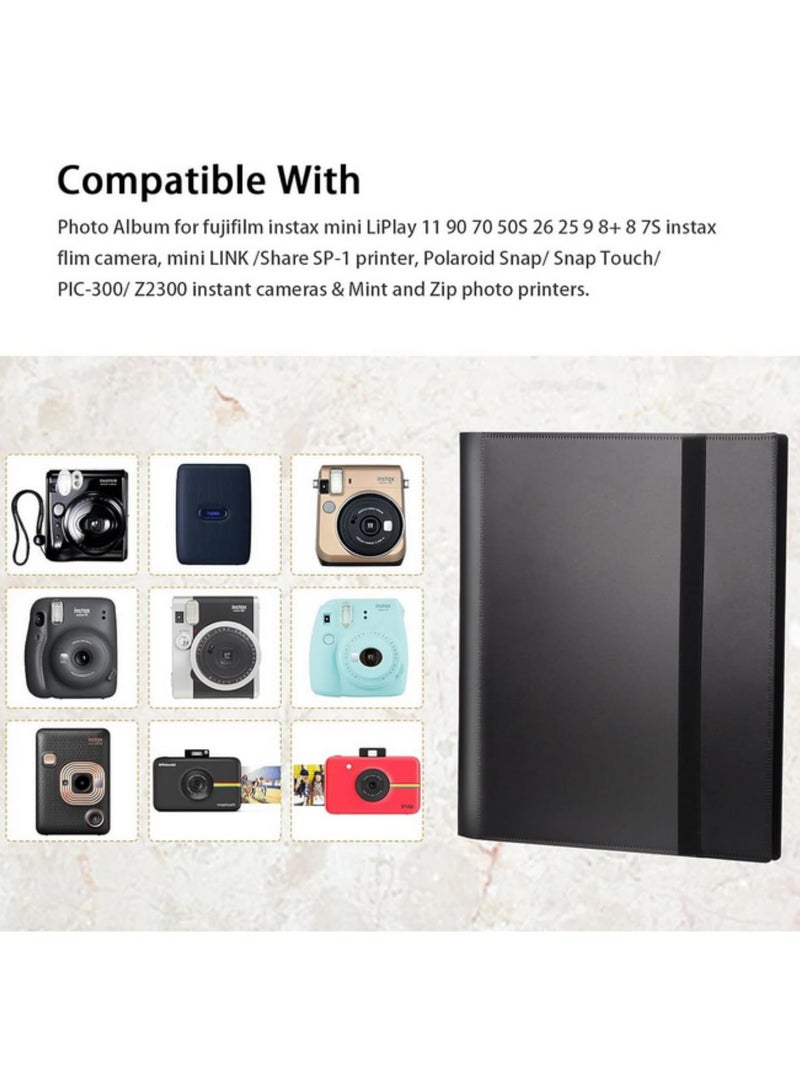 432 Pockets 3 Inches Instax Film Photo Album for Fujifilm Instax Mini 12 11 9 Evo 90 70 40 8 7 LiPlay Instant Camera Album Holds 432 Polaroid Pictures Leather Cover Scrapbook Storage - Image 3
