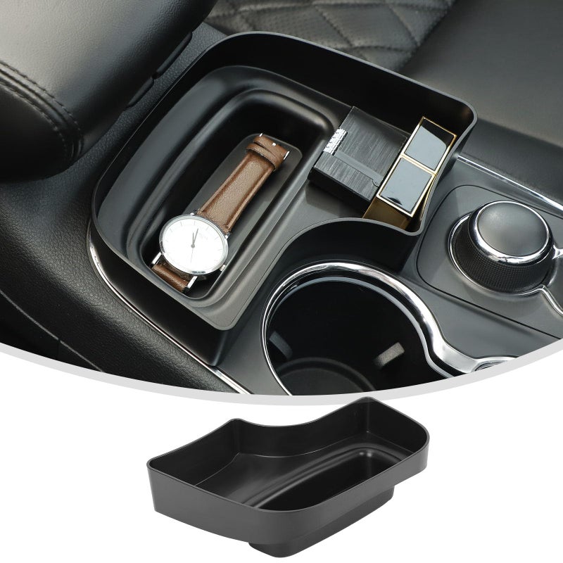 Linskip Center Console Organizer Compatible with Dodge Durango 2014 2015 2016 2017 2018 2019 2020 Console Slot Storage Tray for Durango Interior AccessoriesBlack