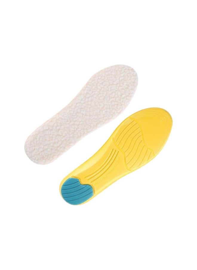 WYBOT - Winter Warm Insoles Sports Fleece Inserts Cuttable Furry Soft Shoe Insoles for Women Men Shoes Boots Wellies Slippers (35-40) - Image 1