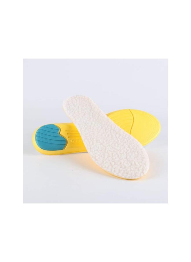 WYBOT - Winter Warm Insoles Sports Fleece Inserts Cuttable Furry Soft Shoe Insoles for Women Men Shoes Boots Wellies Slippers (35-40) - Image 1