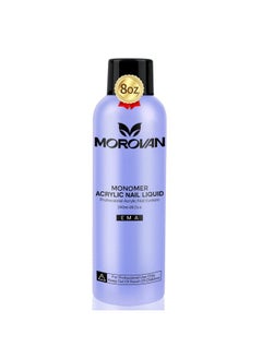 morovan Morovan Monomer Acrylic Nail Liquid 8oz for Acrylic Powder - Professional Monomer Acrylic Nail Liquid For Acrylic Nail Extension Non-Yellowing MMA-Free  - Image 1