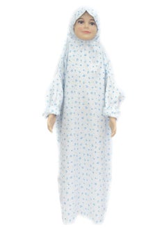White with Hearts ( Blue )
