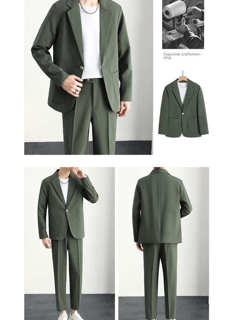 Shougu New Men's Casual Suit Set - Image 3