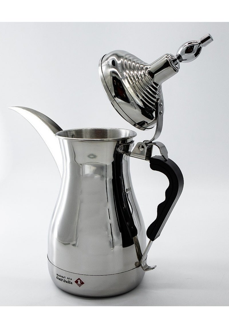 Generic - Dallah al khaleej arabic coffee and tea maker set with capacity of 1000 ml and power of 1600 watts - Image 1