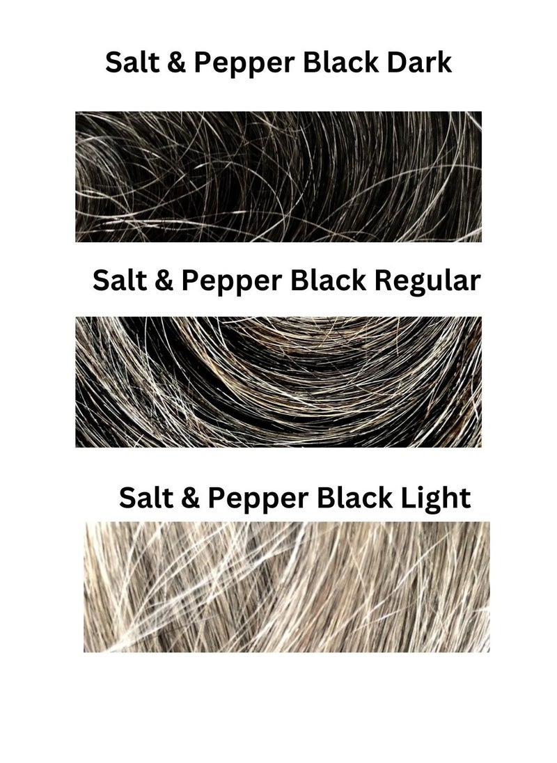 Keep Calm and Clip Em In - Salt and Pepper Black Light Clip-in Highlight - Image 1