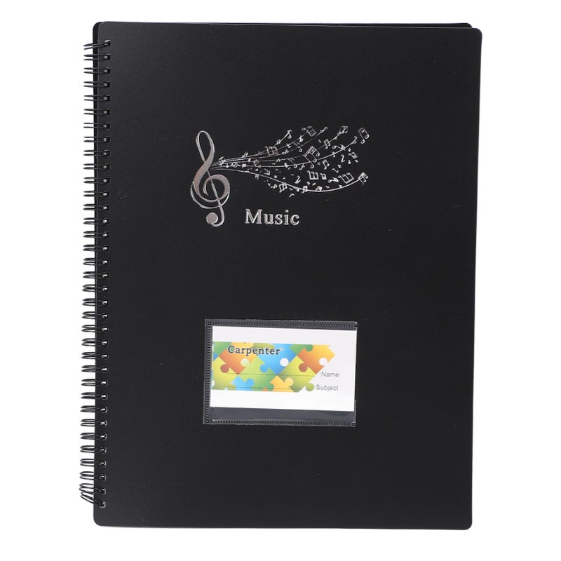 Sheet Music Folder 20 Sleeves 40 Pages A4 Sheet Music Binder for Orchestra School Choir Type C - Image 1