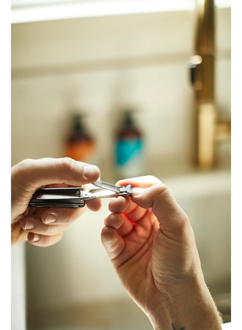 GGOOT 5-in-1 Multi-Tool Mini Stainless Steel Manicure Kit Pocket Tool with Key Ring, Cut Above The Rest - Image 2