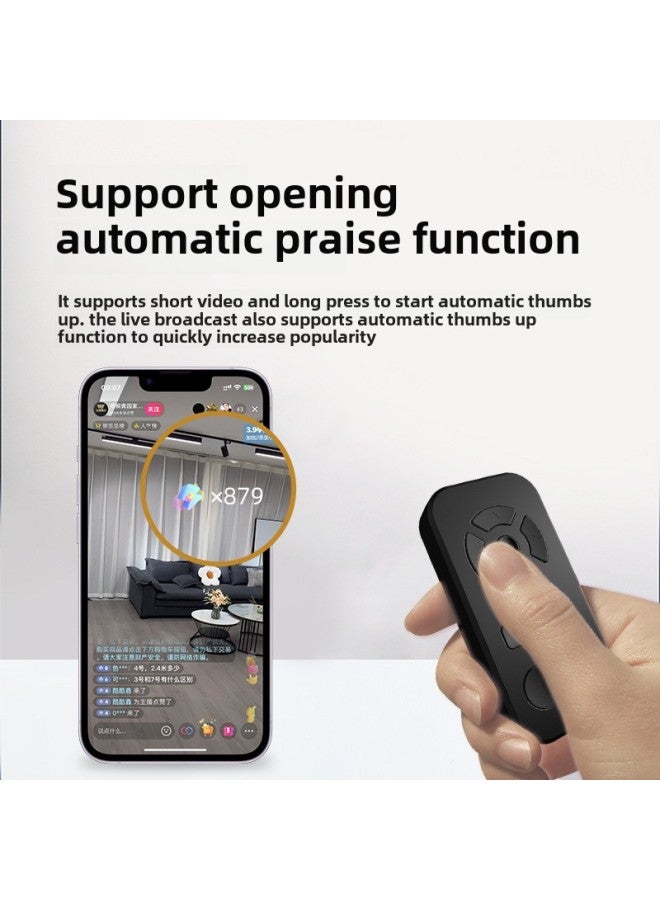 Focus Nine-key Mobile Phone Automatic Praise Short Video Brush Video Photography Professional Photography Page Turning Bluetooth Remote Control-Color:Nine-button Focusing Version: Purple (pearl Bag + Data Cable + Manual) - Image 4