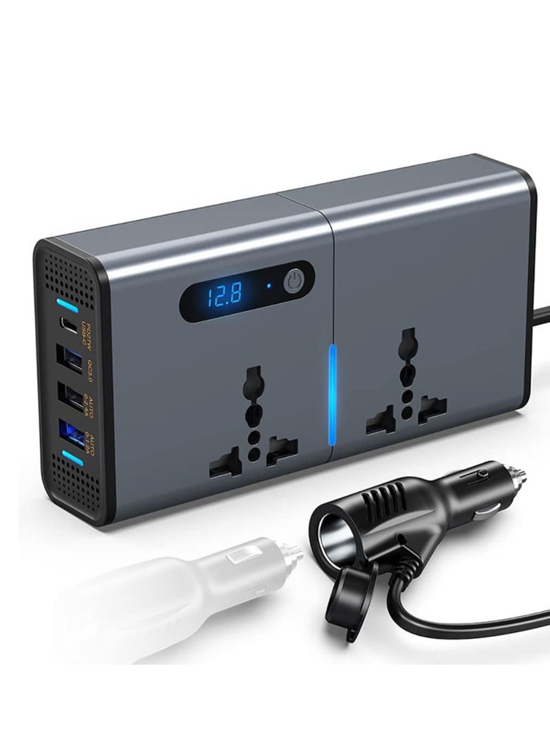 New Efficient 200W Car Inverter: Multi-Port Charger for Cars, SUVs, and Trucks - Image 2