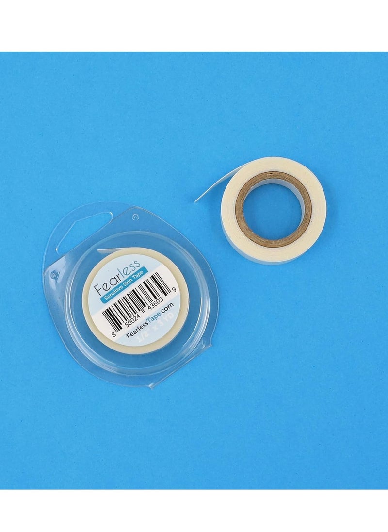 Fearless Tape Fearless Tape - Sensitive Skin - Women's Double Sided Tape for Clothing and Body, Transparent Clear Color for All Skin Shades, ½” x 3 Yard Roll (Roll Tape)  - Image 3