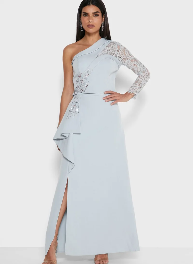 Femi9 Side Split Maxi Skirt