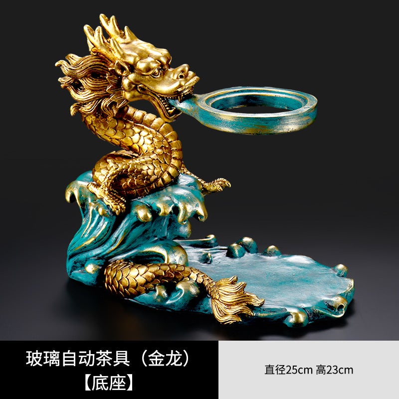 Glass Tea Set Suit Kung Fu Tea Cup Lazy Magnetic Teapot Artifact Home Office Visitor Creative Tea Set - Image 1