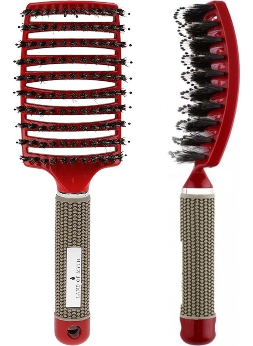 Land of Myth - Premium Detangler, Detangling Brush, Soft, Flexible, Ionic Tooth  - Image 1