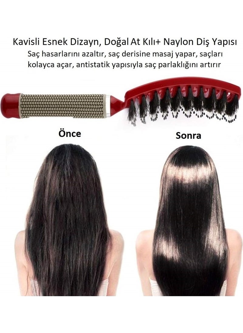 Land of Myth - Premium Detangler, Detangling Brush, Soft, Flexible, Ionic Tooth  - Image 3