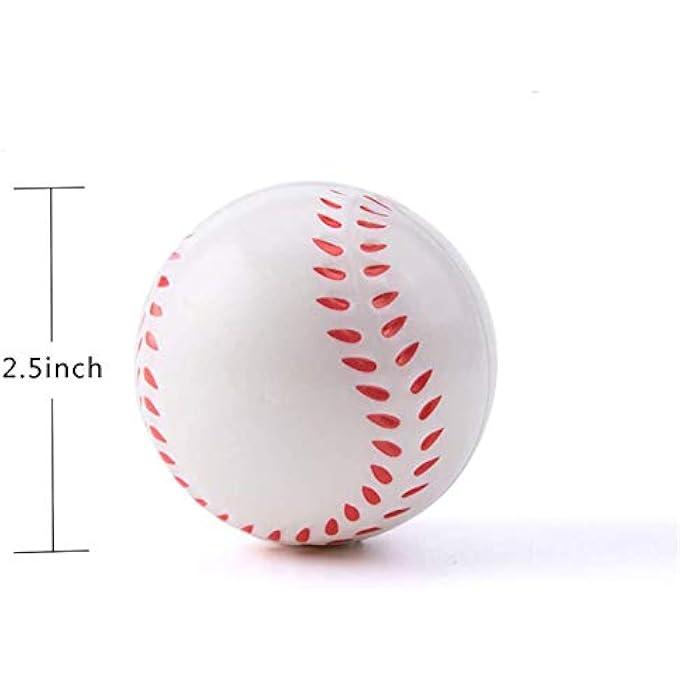 Wang-Data 24 Pack | 2.5 inchs Foam Sports Balls Mini Stress Balls Soccer Ball Basketball Tennis Baseball Squishies - Pressure Relieving Health Balls for Kids, School, Classroom, Party Favors - Image 2