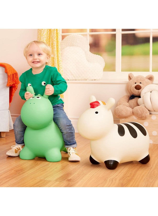BATTAT - Inflatable Bouncer - Air Pump Included - Bouncy Animal - Soft & Safe - 18 Months + - Hoppin' Dino - Image 2