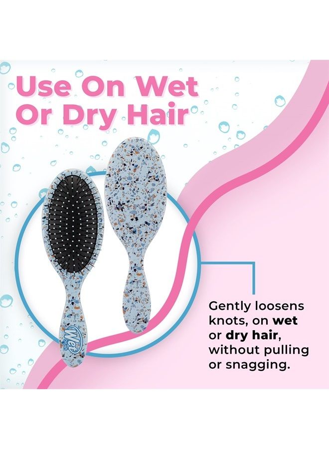 Wet Brush Original Detangling Brush - Supercharged Sky - All Hair Types - Ultra-Soft IntelliFlex Detangler Bristles Glide Through Tangles with Ease - Pain-Free Comb for Men & Women - Image 3