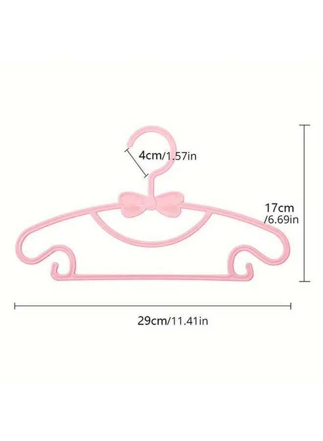 Pink Clothes Hangers 5pcs Windproof Durable for Coats and Clothing Stores - Image 4
