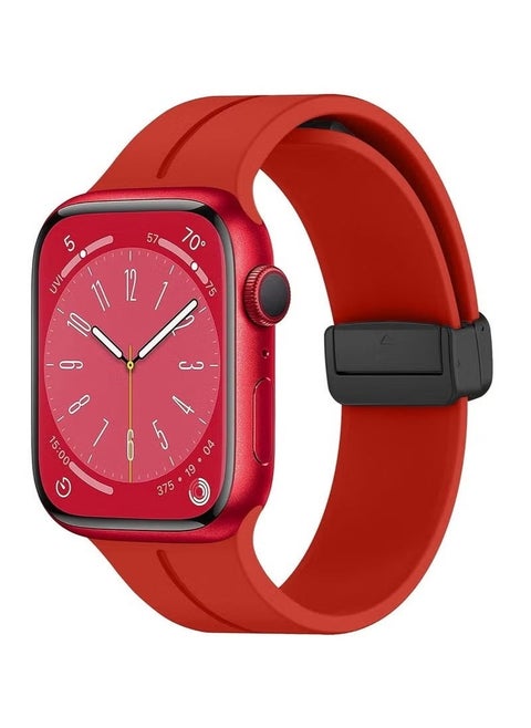 Apple Watch Band Compatible with 45mm & 49mm Models – Quick Release Soft Silicone Sport Strap for Men and Women – Skin Friendly, Sweat Resistant, Lightweight & Durable – Perfect for Fitness, Outdoor Activities, Travel, Workouts, and Everyday Wear – Comfortable, Stylish, and Easy to Install