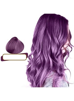 maani MOKERU Professional Argan Oil Hair Dye Color Shampoo 500 ML: Instant Fast Acting Long Lasting Signature Bundle by Maani (Purple)  - Image 2
