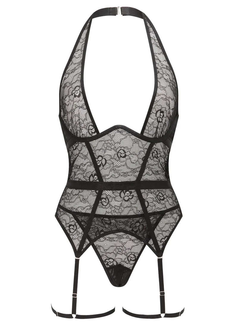 Ann Summers Ann Summers Addicted To You Crotchless Cami Suspender Set