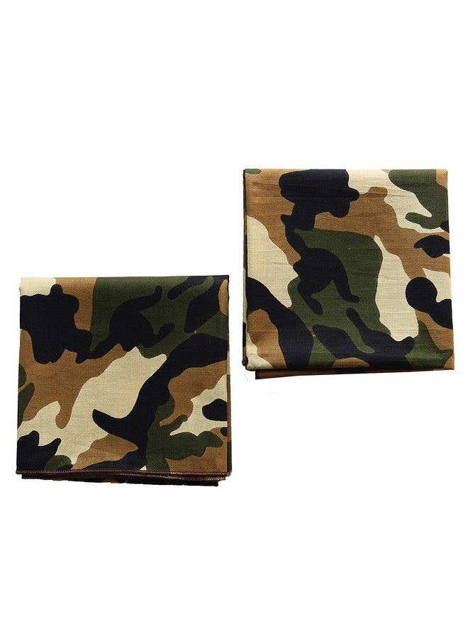 V3E Camouflage Print Bandanas Cowboy Headband Handkerchiefs Head Wrap Scarf for Women's & Girl's - Image 4