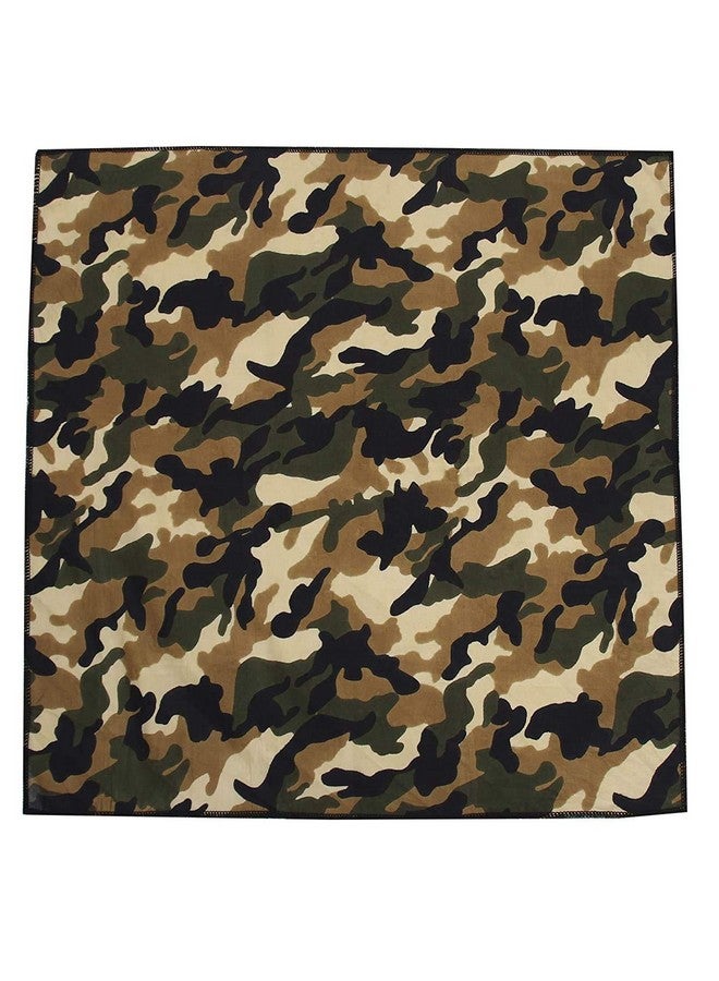 V3E Camouflage Print Bandanas Cowboy Headband Handkerchiefs Head Wrap Scarf for Women's & Girl's - Image 2
