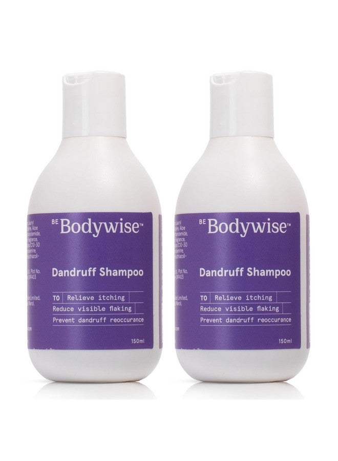Be Bodywise Anti Dandruff Shampoo For Women 300Ml | Targets Dandruff, & Removes Visible Flakes | Reduces Inflammation | Shampoo For Smooth & Frizz Free Hair | Pack Of 2 - Image 1