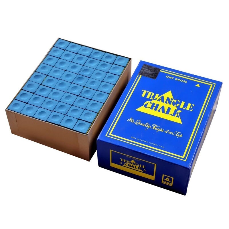 Laxmi Ganesh Billiard Laxmi Ganesh Billiard Snooker Blue Chalk 144 Piece 