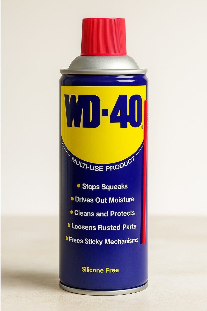 دبليو دي-40 بخاخ WD-40 متعدد الاستخدامات 330 مل – مزلق متعدد الأغراض، يزيل الصدأ، للاستخدام المنزلي والسيارات وورش العمل