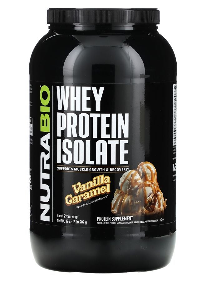 Whey Protein Isolate Vanilla Caramel 2 lb (907 g)