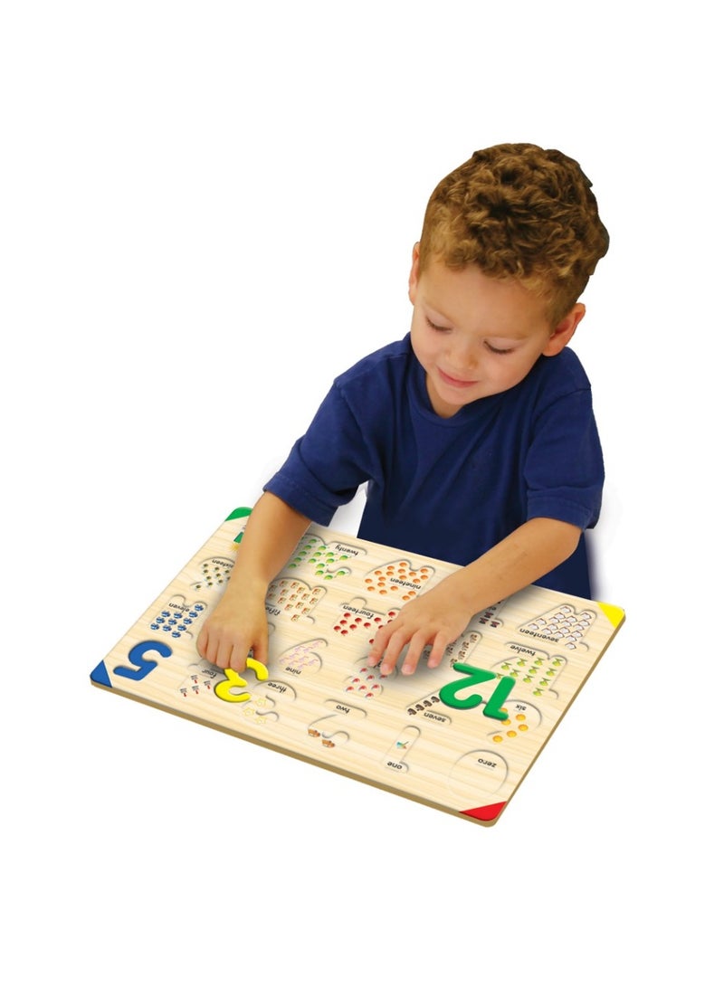 THE LEARNING JOURNEY LIFT & LEARN 123 NUMBER PUZZLE - Image 2