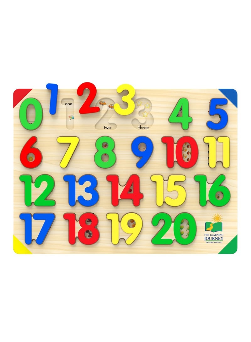 THE LEARNING JOURNEY LIFT & LEARN 123 NUMBER PUZZLE - Image 3