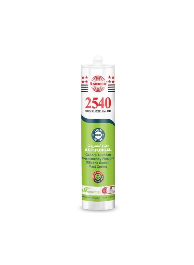 Asmaco 2540 Silicone Sealant - White - 280 Ml - Set of 01