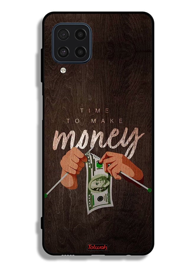 Tolwak Samsung Galaxy M22 Protective Case Cover Time To Make Money - Image 2