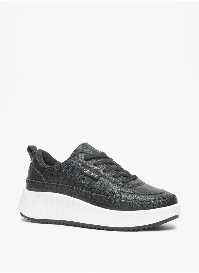Celeste Women's Lace-Up Low Ankle Sneakers  - Image 1