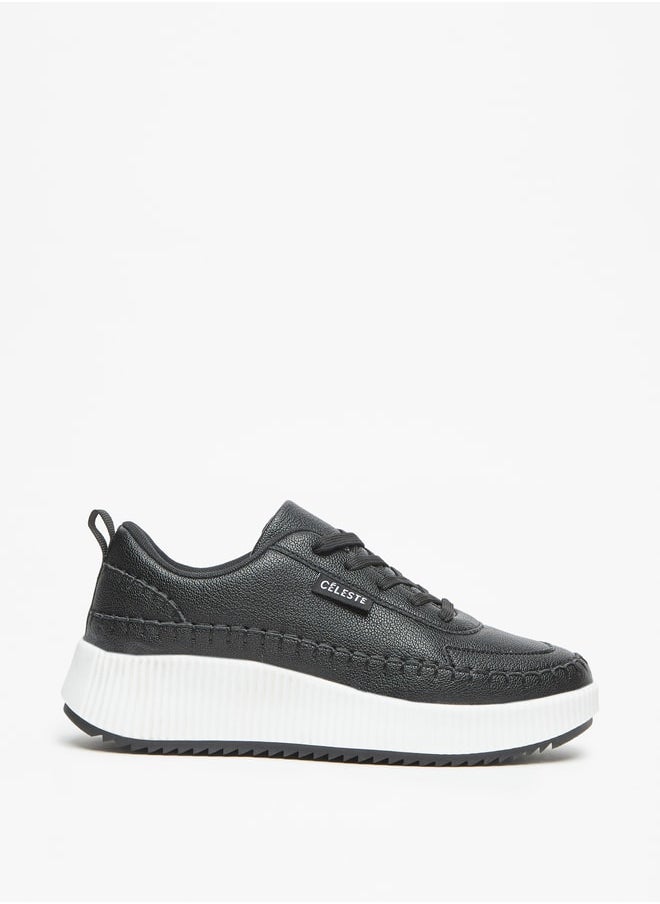 Celeste Women's Lace-Up Low Ankle Sneakers  - Image 3