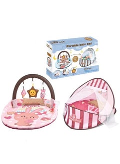 ibaby Multi-function Portable bed and Play Mat with Mosquito Net  - Image 1