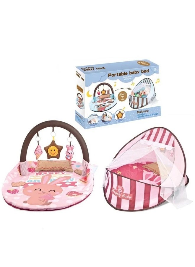 ibaby - Multi-function Portable bed and Play Mat with Mosquito Net - Image 1