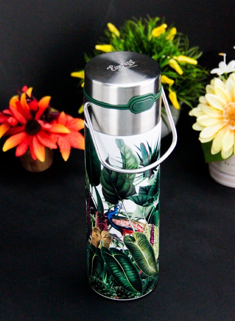 Tealand Leeza Rainforest Insulated Double Walled Stainless Steel with Filter for Loose Leaf Coffee Travel Bottle for Hot and Cold Water - Image 5