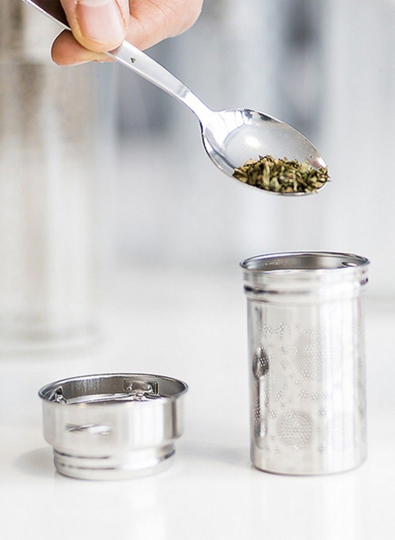 Tealand Leeza Rainforest Insulated Double Walled Stainless Steel with Filter for Loose Leaf Coffee Travel Bottle for Hot and Cold Water - Image 2