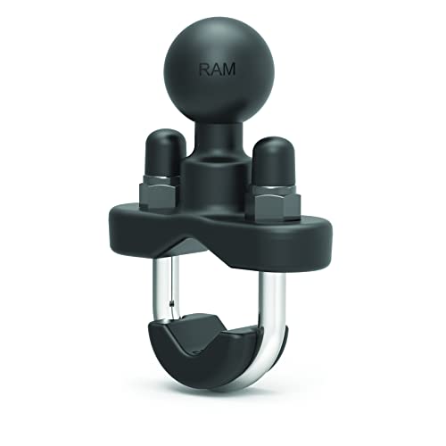 RAM MOUNTS Handlebar UBolt Base for Rails 05 to 1 in Diameter RAMB231U with B Size 1 Ball